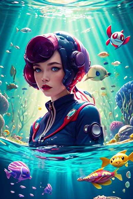 04002-2564138643-underwater lofi biopunk pokemon portrait in space, Pixar style, by Tristan Eaton Stanley Artgerm and Tom Bagshaw.png